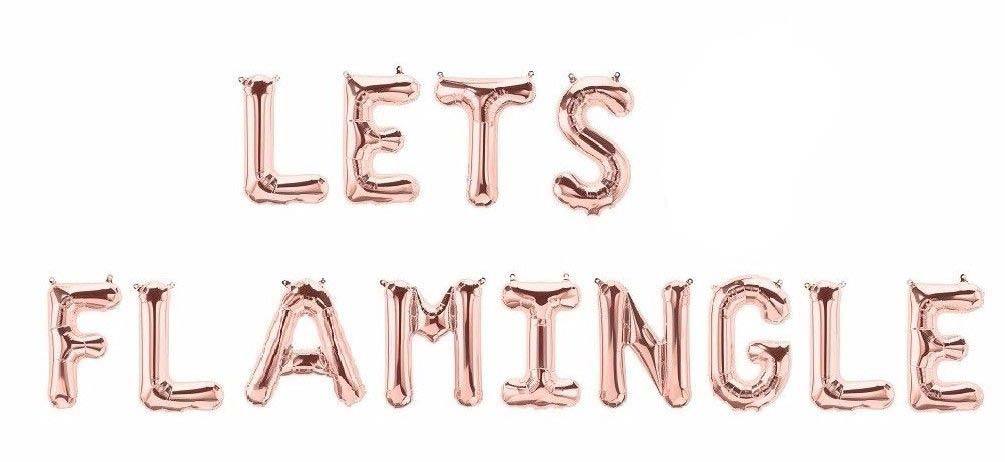 Rose Gold 16 Balloon Banner