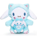 Cute Cartoon Stuffed Plush Toys - 13 Inch Lovely Cartoon Mommy Plush with a Baby Doll Soft Stuffed Animal Pillow Christmas Birthday Party Room Decor for Boys Girls Fans